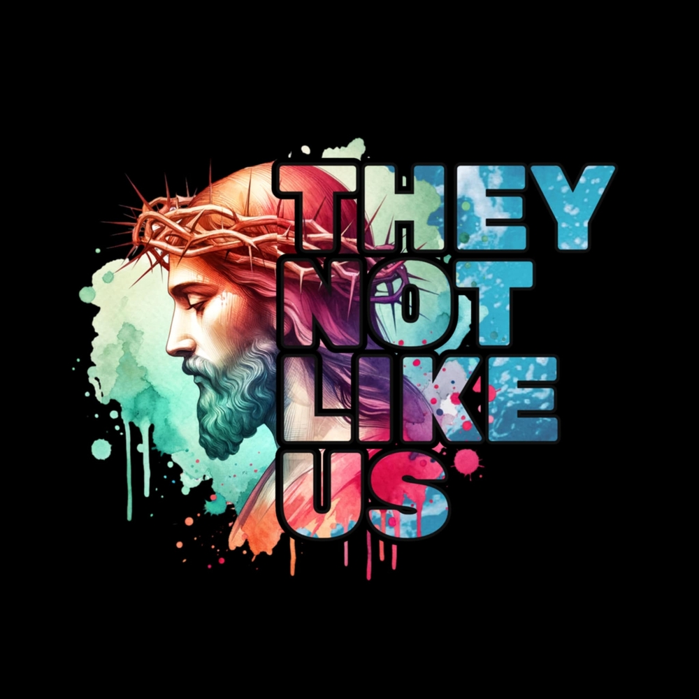 Colorful Religious Art Graphic Tee